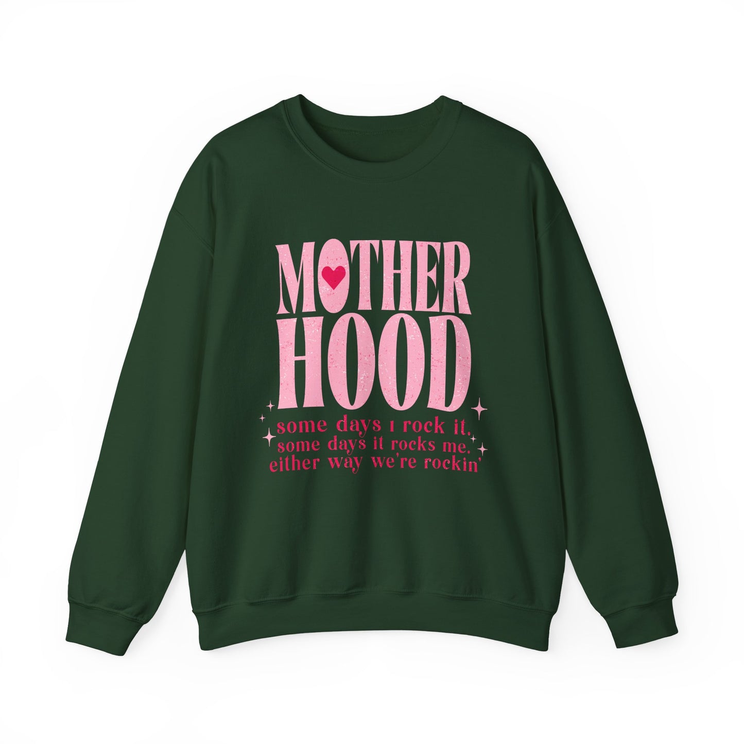 Motherhood Crewneck Sweatshirt | Cozy Women's Gift | Stylish Mom Life Sweatshirt, Gift for New Moms, Mother's Day Apparel, Casual Comfort