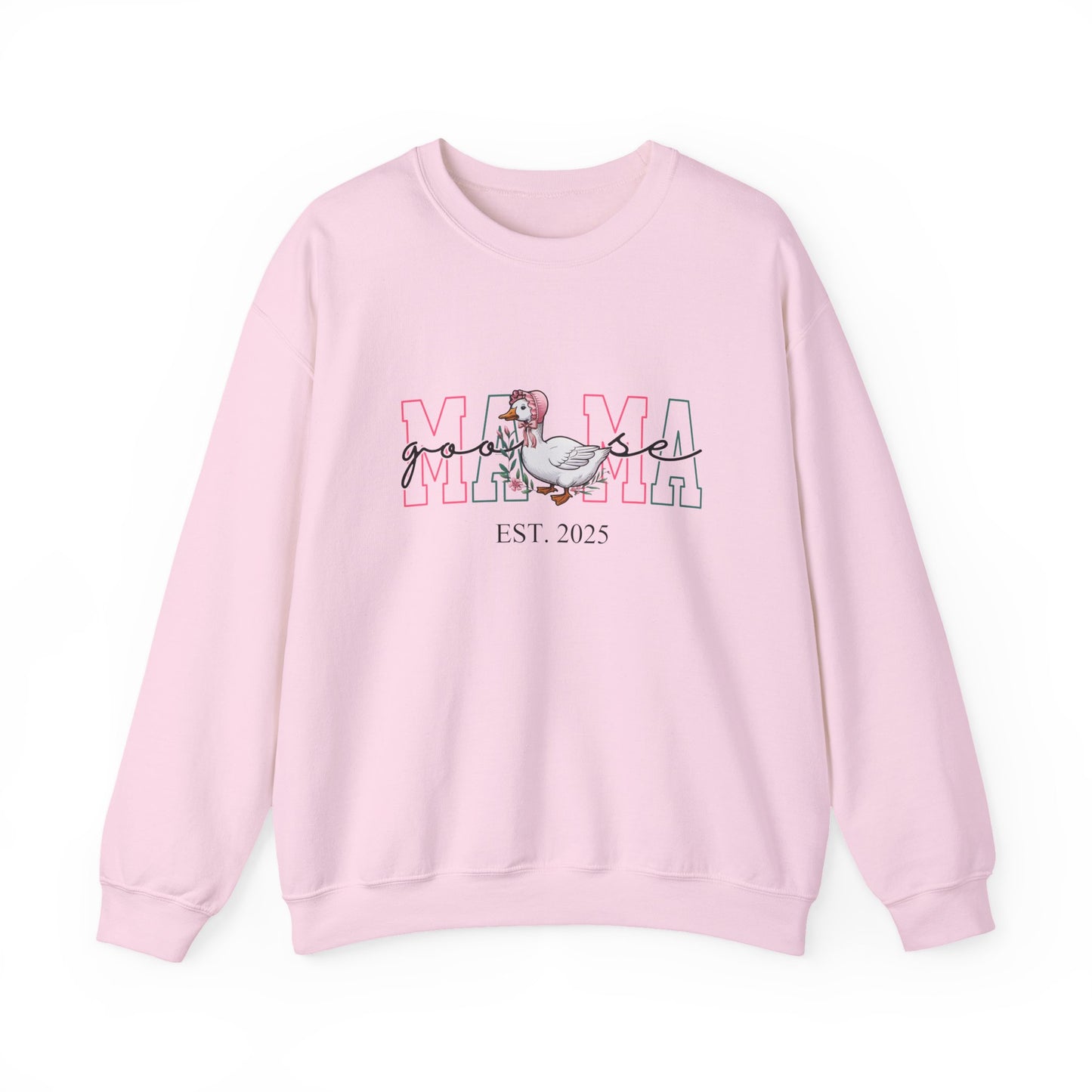 Personalised Mama Goose Printed Sweatshirt – Custom Year Mom/Mum Sweater