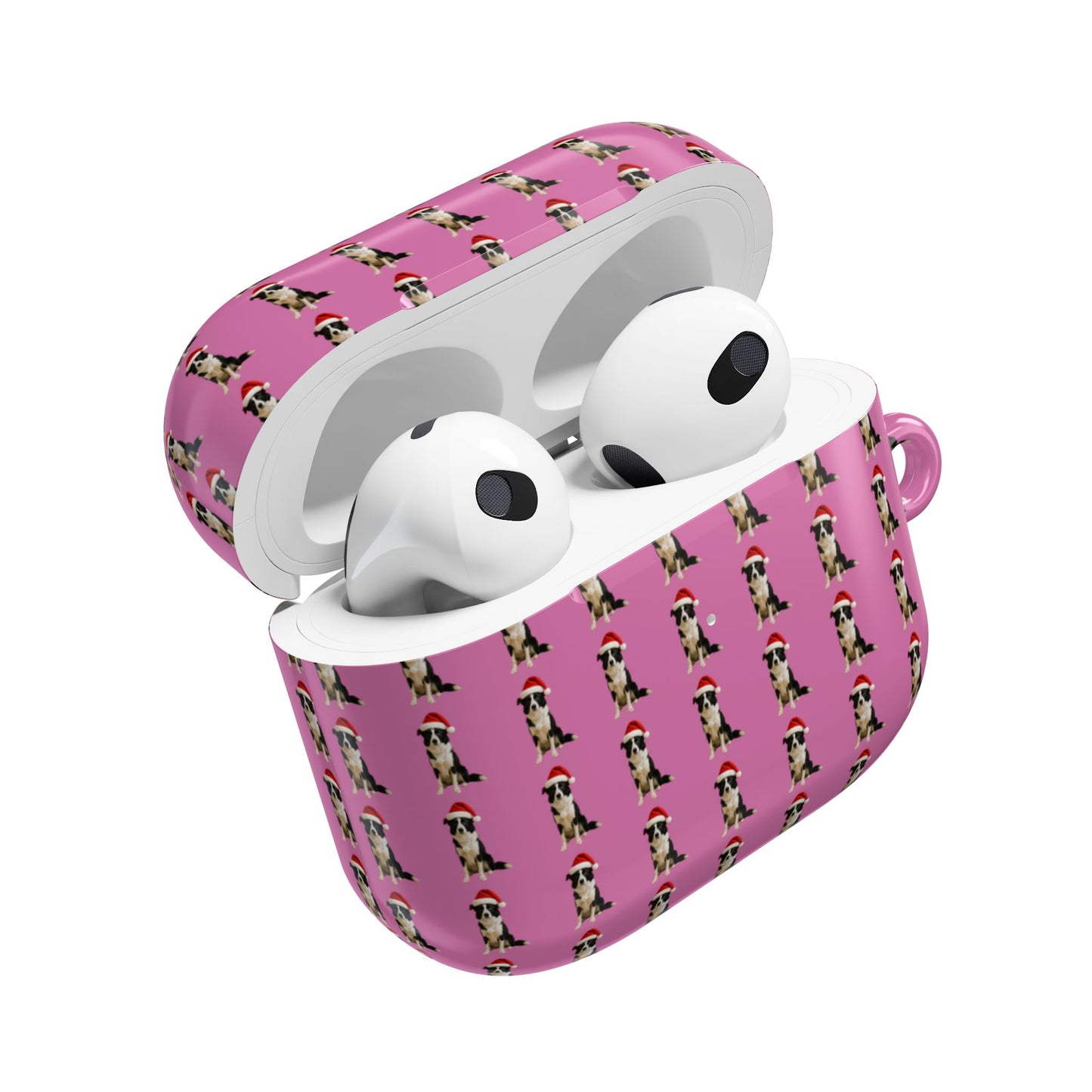 Personalised Pet Photo AirPods Case – Custom Repeating Pattern Cover for Multiple Models & Colours