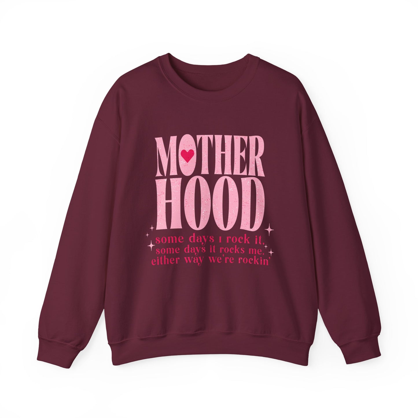 Motherhood Crewneck Sweatshirt | Cozy Women's Gift | Stylish Mom Life Sweatshirt, Gift for New Moms, Mother's Day Apparel, Casual Comfort