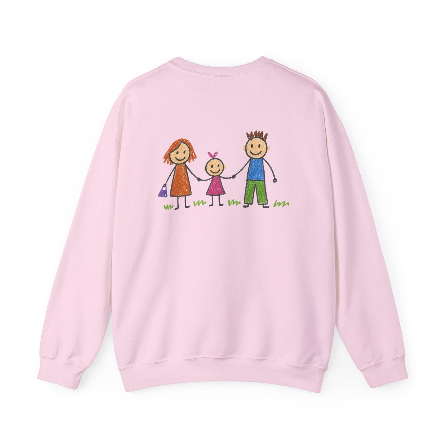 Personalised Kids Drawing Sweatshirt – Custom Child’s Artwork Printed on Back