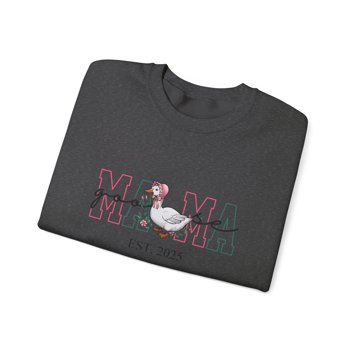 Personalised Mama Goose Printed Sweatshirt – Custom Year Mom/Mum Sweater