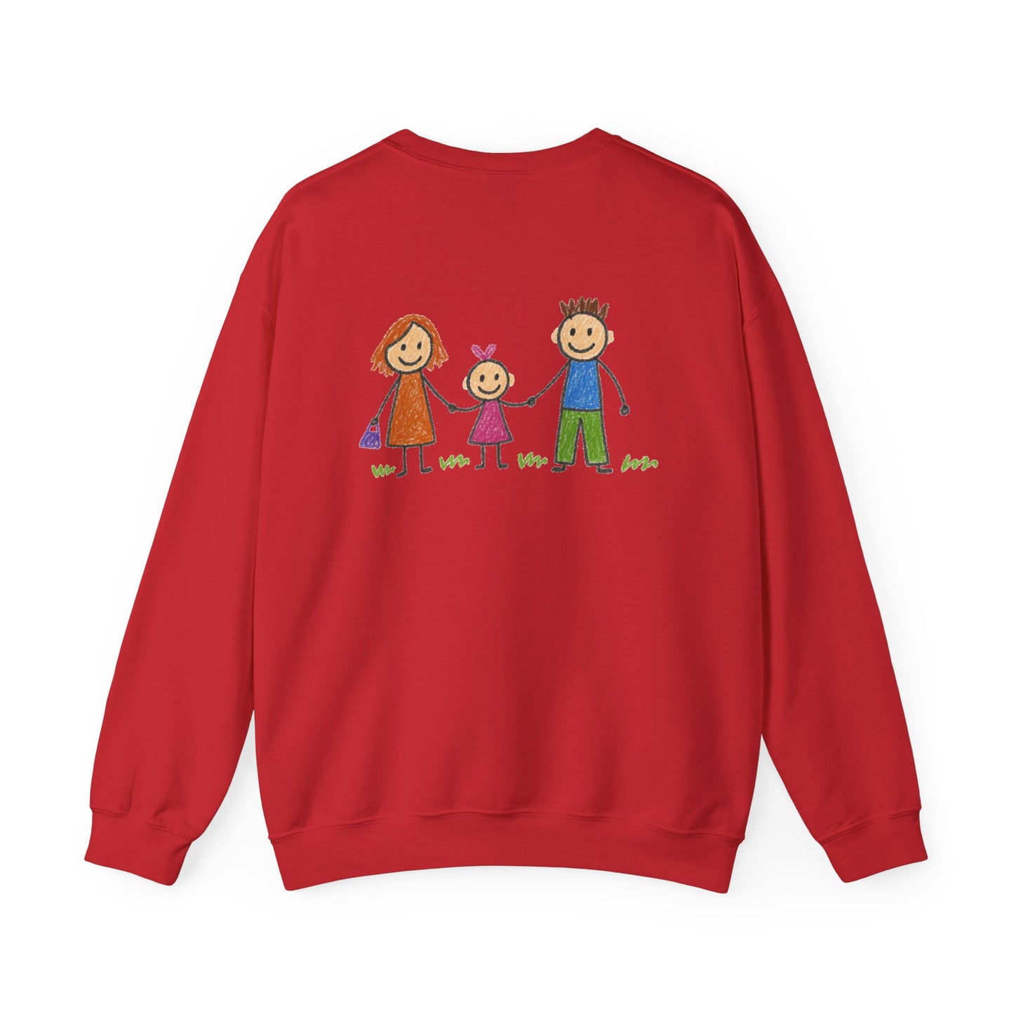 Personalised Kids Drawing Sweatshirt – Custom Child’s Artwork Printed on Back