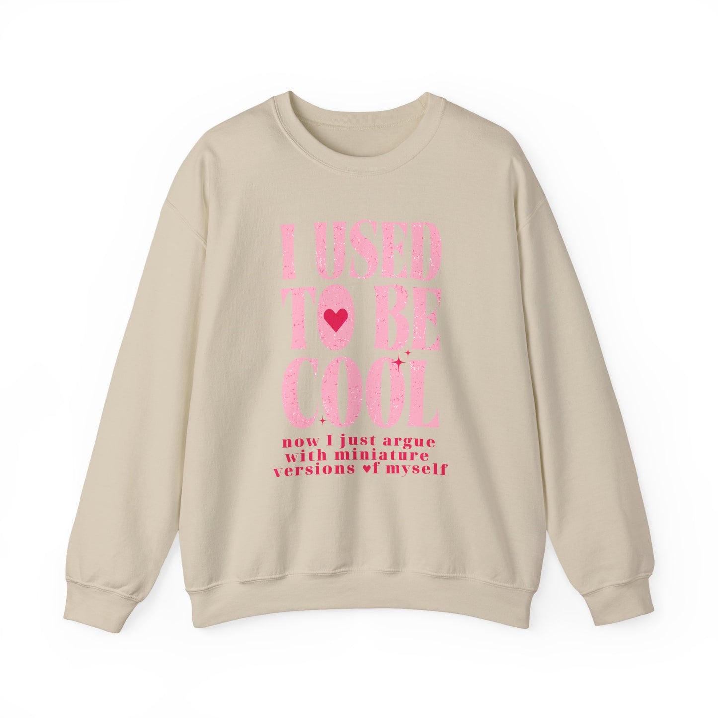 Funny Mom Sweatshirt – “I Used to Be Cool” Quote Jumper | Cute Parenting Hoodie & Pullover for Mothers