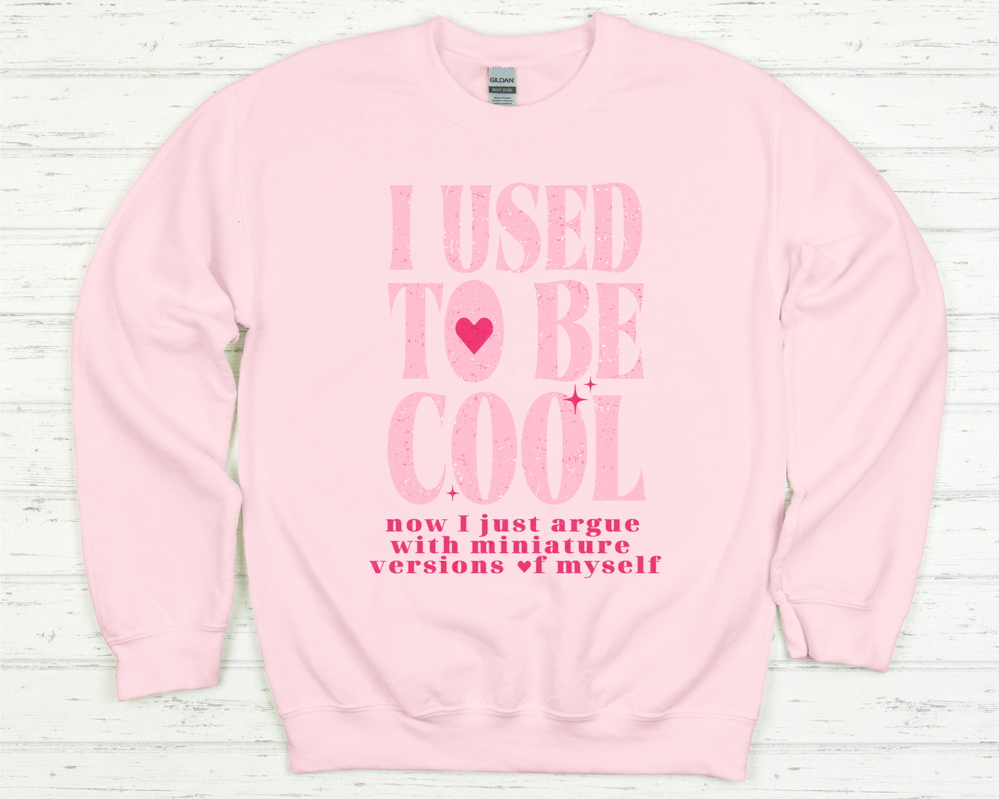 Funny Mom Sweatshirt – “I Used to Be Cool” Quote Jumper | Cute Parenting Hoodie & Pullover for Mothers