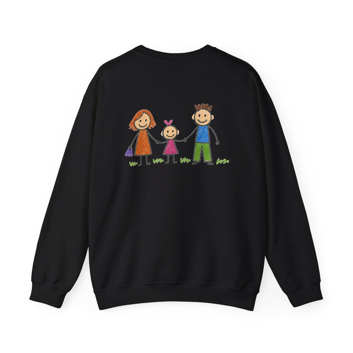 Personalised Kids Drawing Sweatshirt – Custom Child’s Artwork Printed on Back