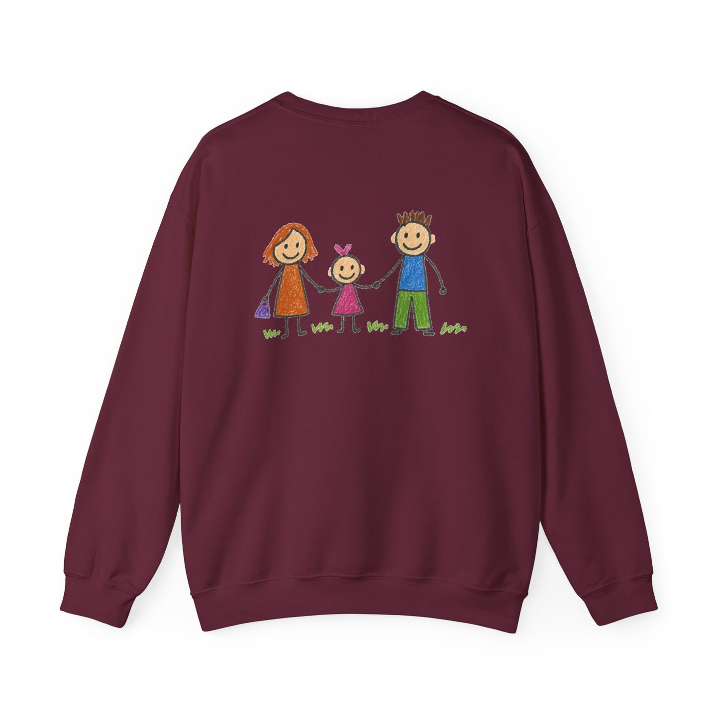 Personalised Kids Drawing Sweatshirt – Custom Child’s Artwork Printed on Back