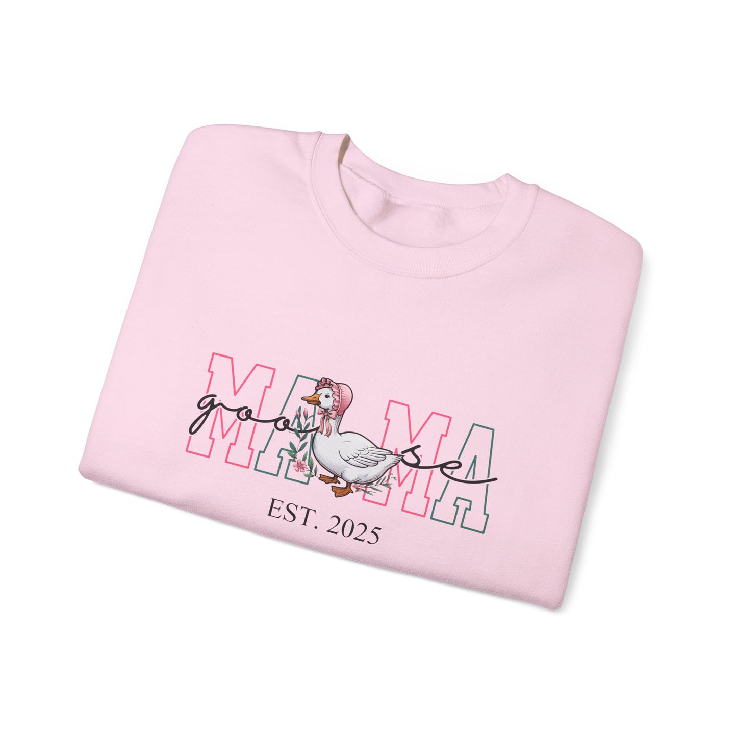 Personalised Mama Goose Printed Sweatshirt – Custom Year Mom/Mum Sweater