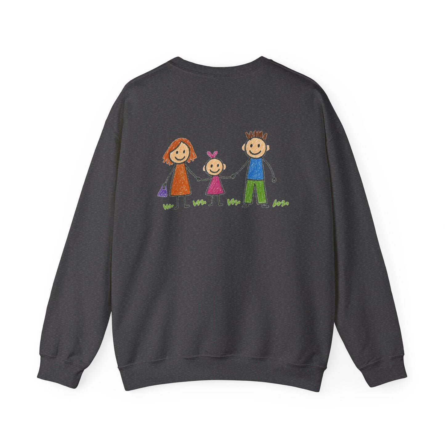 Personalised Kids Drawing Sweatshirt – Custom Child’s Artwork Printed on Back