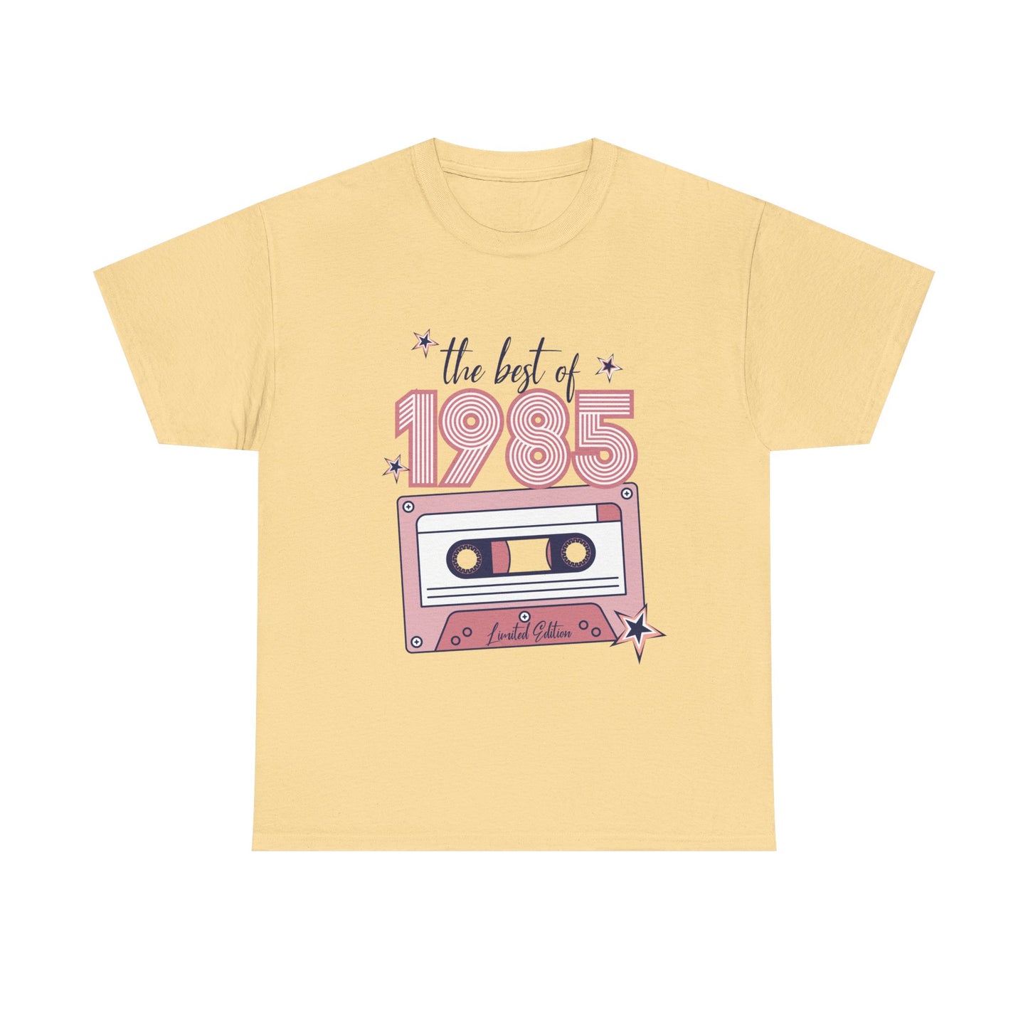 Retro 1985 Music Tee | Vintage Style Unisex Cotton Shirt, Perfect for Nostalgia Lovers, Gift for Music Lovers, 40th Birthday Celebration