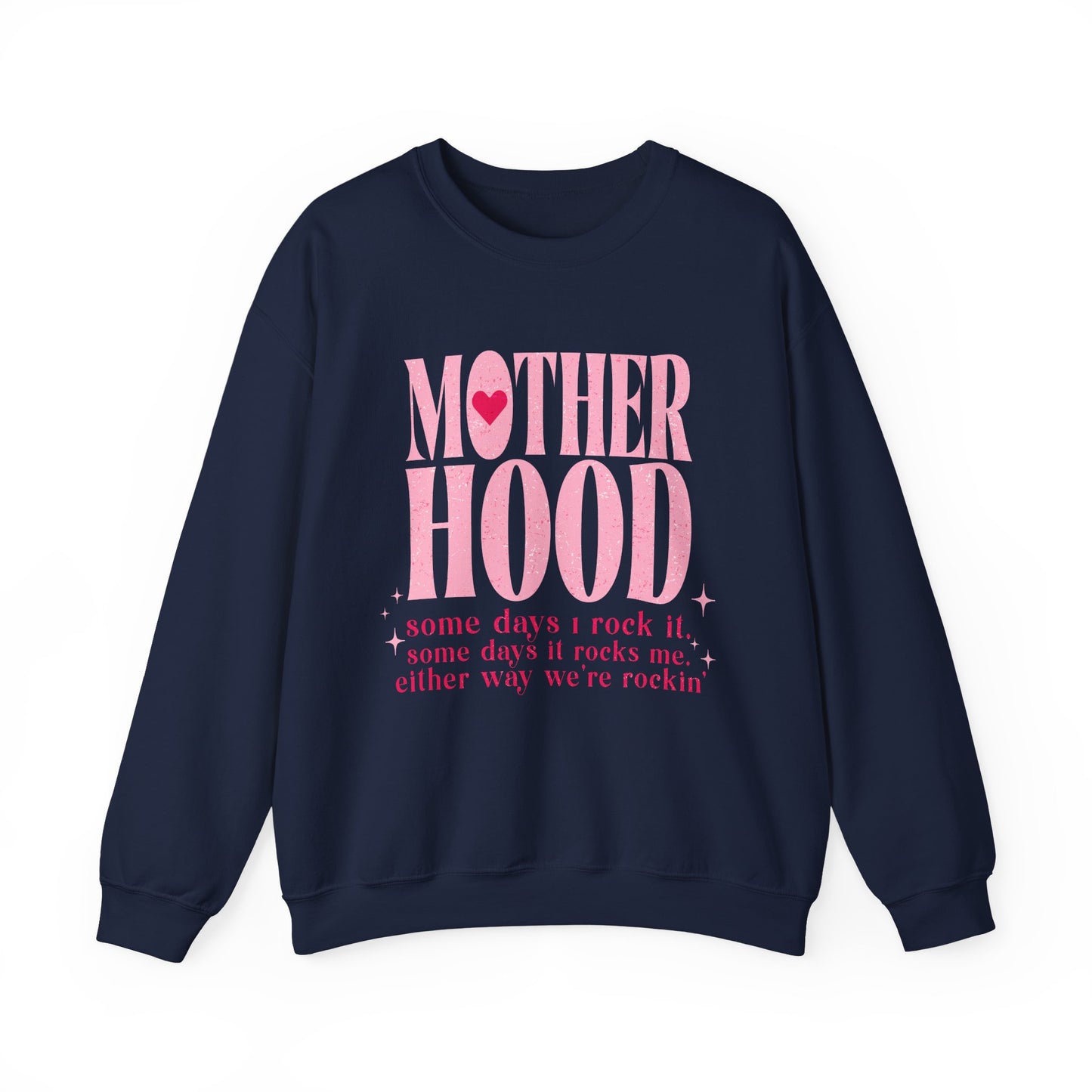 Motherhood Crewneck Sweatshirt | Cozy Women's Gift | Stylish Mom Life Sweatshirt, Gift for New Moms, Mother's Day Apparel, Casual Comfort