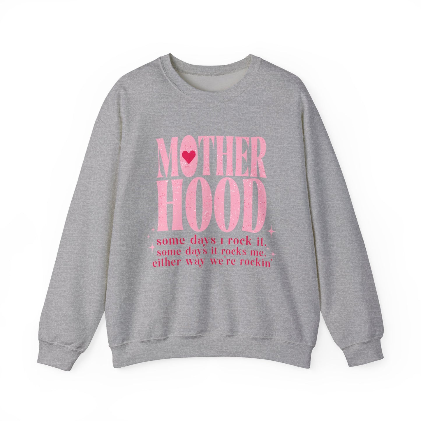 Motherhood Crewneck Sweatshirt | Cozy Women's Gift | Stylish Mom Life Sweatshirt, Gift for New Moms, Mother's Day Apparel, Casual Comfort