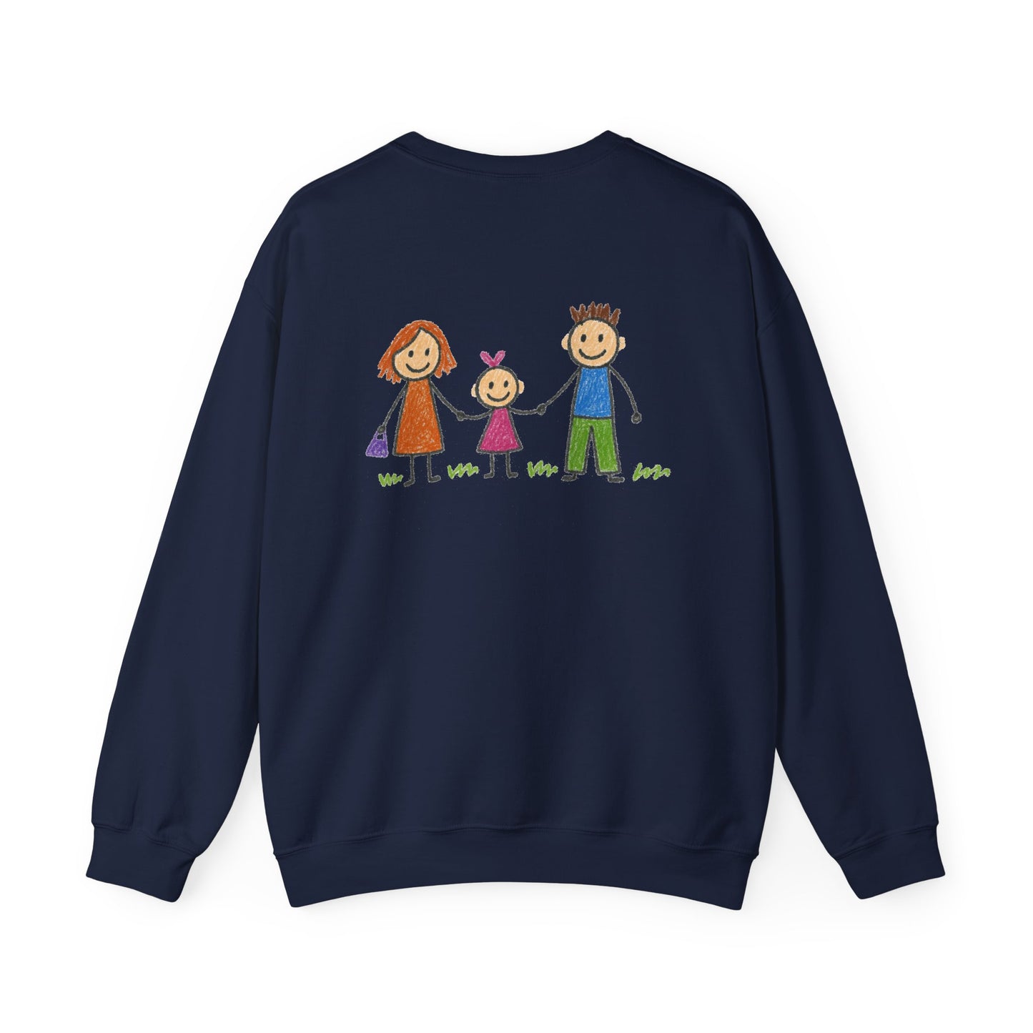 Personalised Kids Drawing Sweatshirt – Custom Child’s Artwork Printed on Back