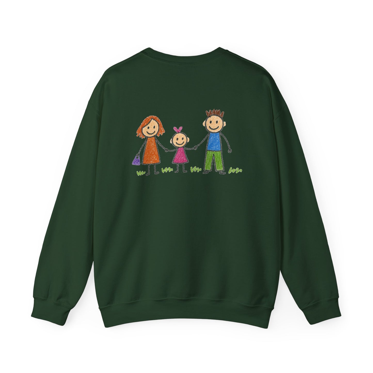 Personalised Kids Drawing Sweatshirt – Custom Child’s Artwork Printed on Back