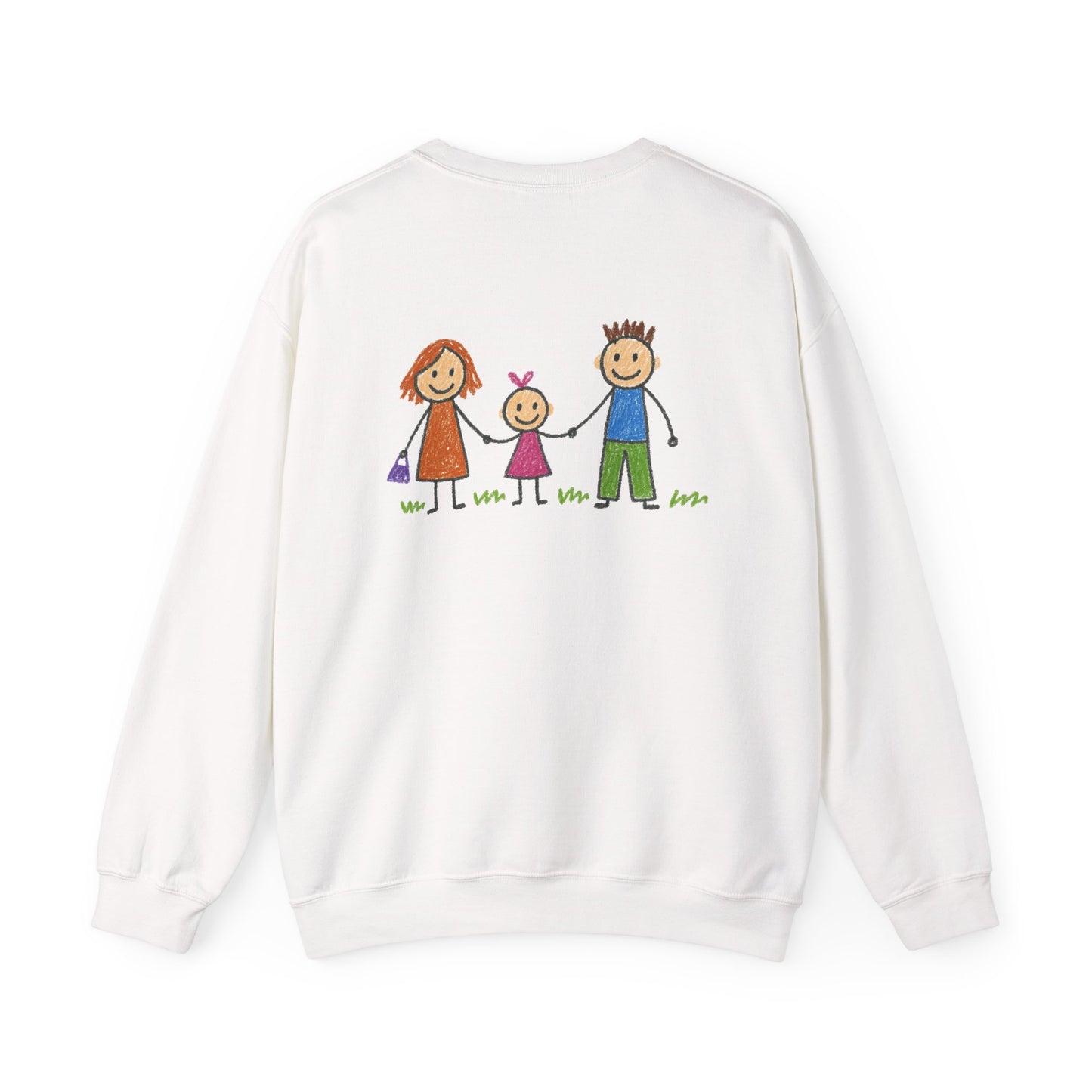 Personalised Kids Drawing Sweatshirt – Custom Child’s Artwork Printed on Back