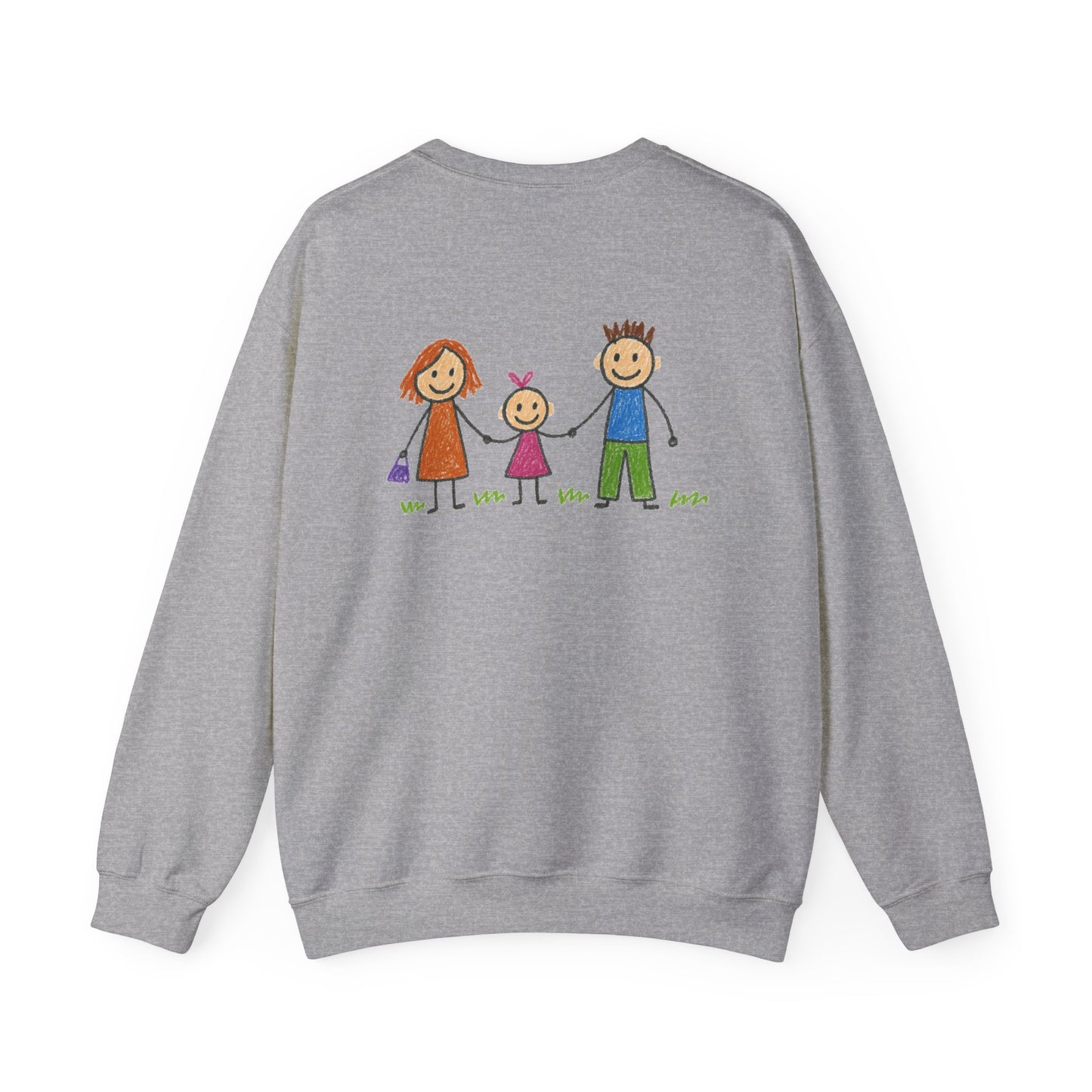 Personalised Kids Drawing Sweatshirt – Custom Child’s Artwork Printed on Back