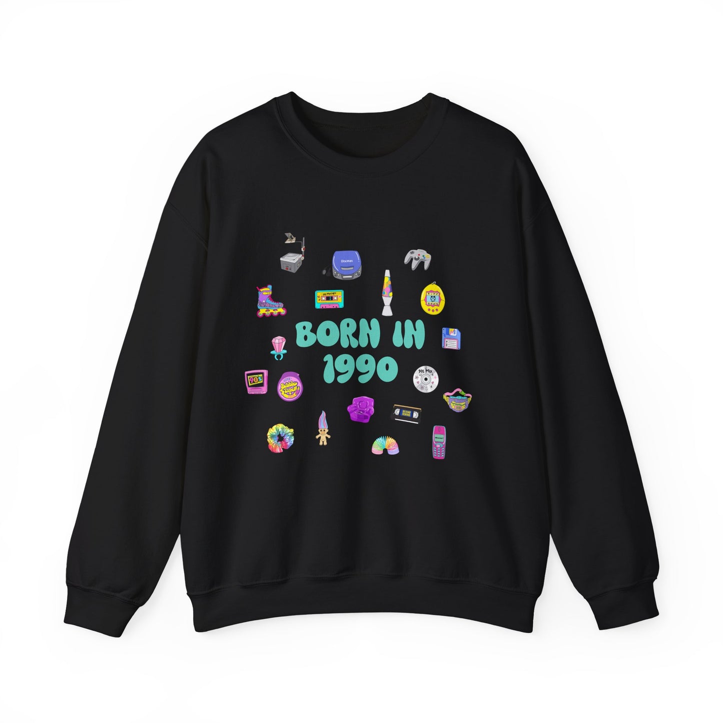 90s Birth Year Sweatshirt (1990–1999) | Retro Aesthetic Unisex Jumper