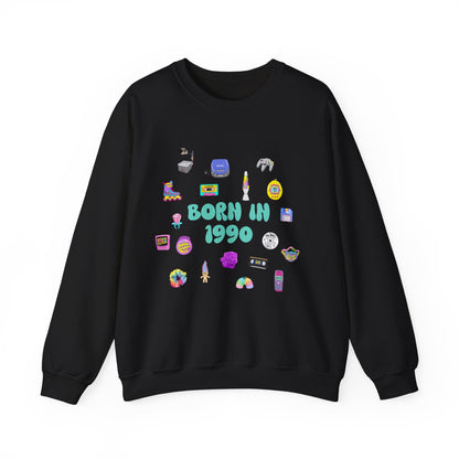 90s Birth Year Sweatshirt (1990–1999) | Retro Aesthetic Unisex Jumper