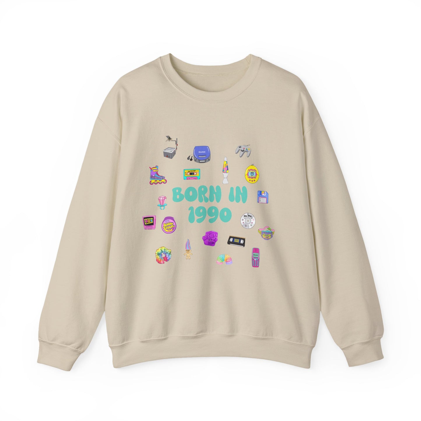 90s Birth Year Sweatshirt (1990–1999) | Retro Aesthetic Unisex Jumper