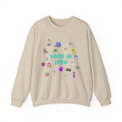 90s Birth Year Sweatshirt (1990–1999) | Retro Aesthetic Unisex Jumper