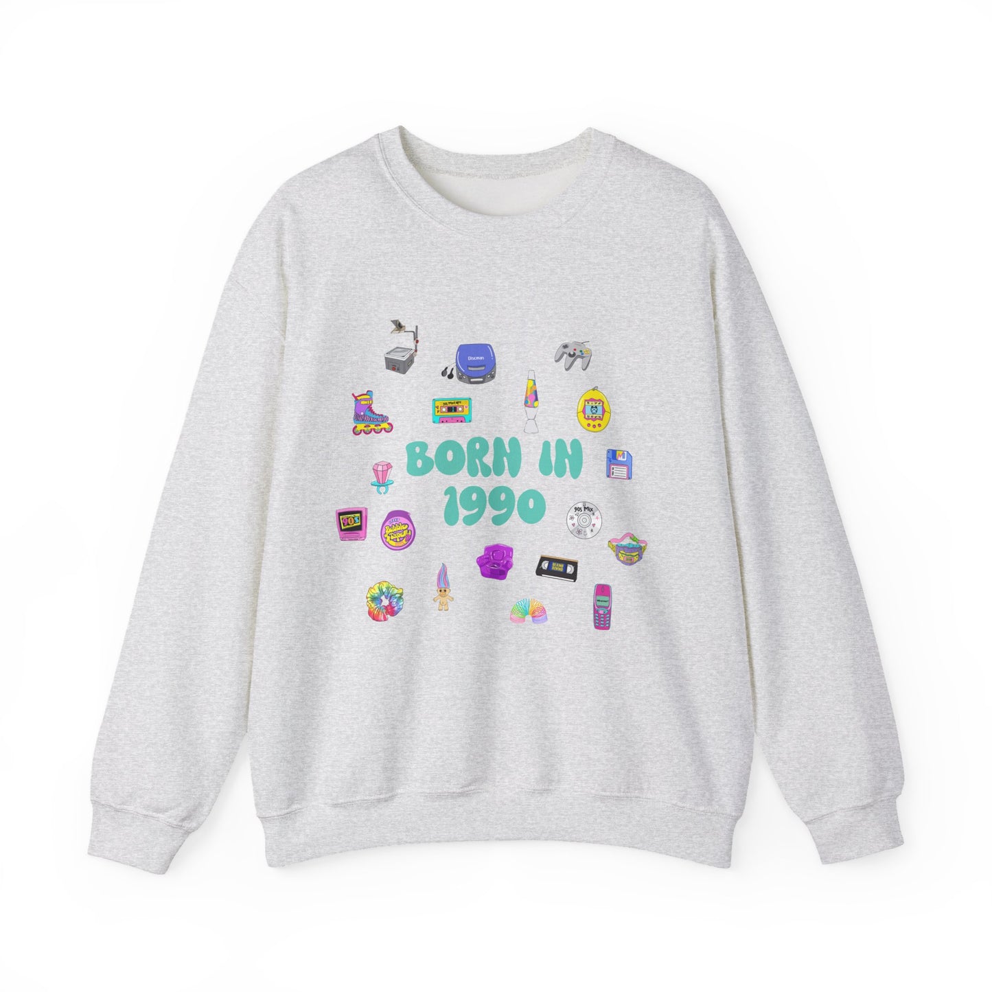 90s Birth Year Sweatshirt (1990–1999) | Retro Aesthetic Unisex Jumper