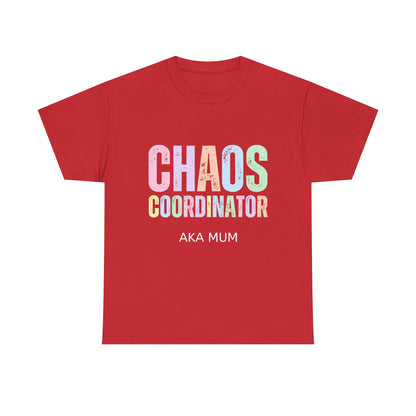 Funny Mum Gift T-Shirt - Chaos Coordinator AKA Mum Shirt, Mothers Day Gift, Birthday Present for Mums