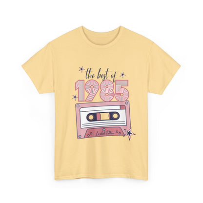 Retro 1985 Music Tee | Vintage Style Unisex Cotton Shirt, Perfect for Nostalgia Lovers, Gift for Music Lovers, 40th Birthday Celebration