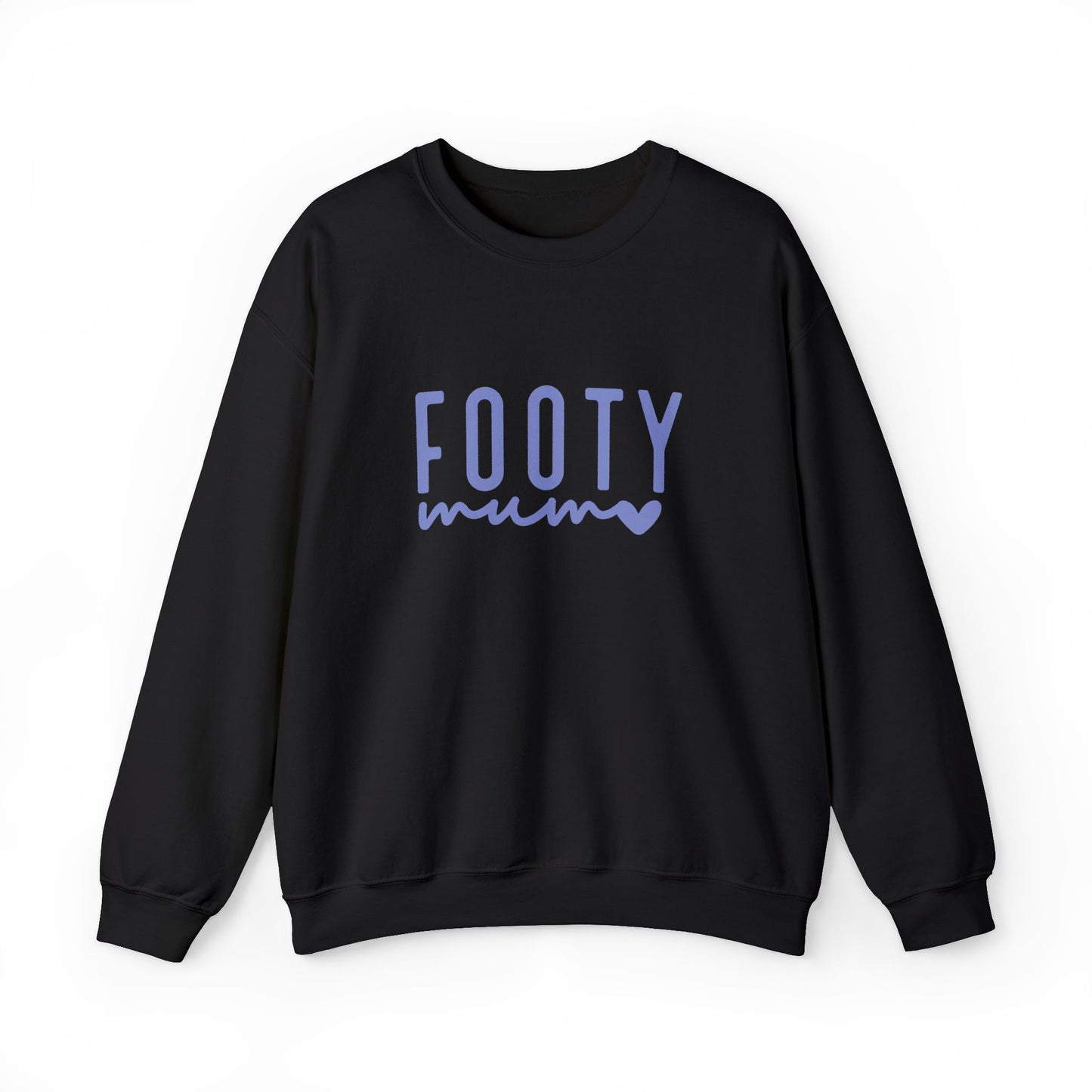 Footy Mum Sweatshirt – Football Mum Jumper, Casual Match Day Top, Gift for Football-Loving Mums