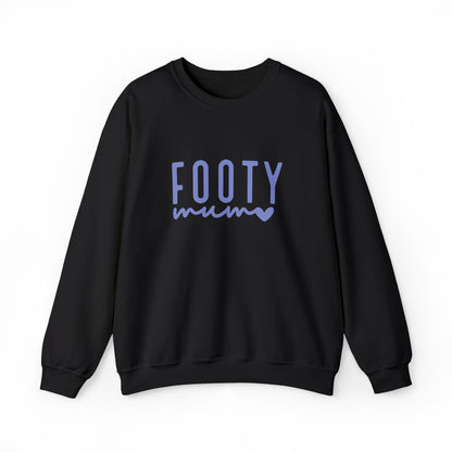 Footy Mum Sweatshirt – Football Mum Jumper, Casual Match Day Top, Gift for Football-Loving Mums