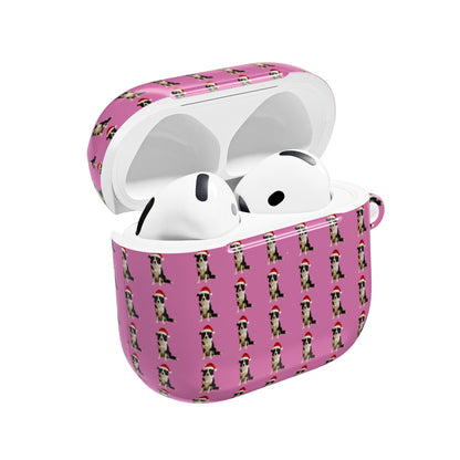Personalised Pet Photo AirPods Case – Custom Repeating Pattern Cover for Multiple Models & Colours