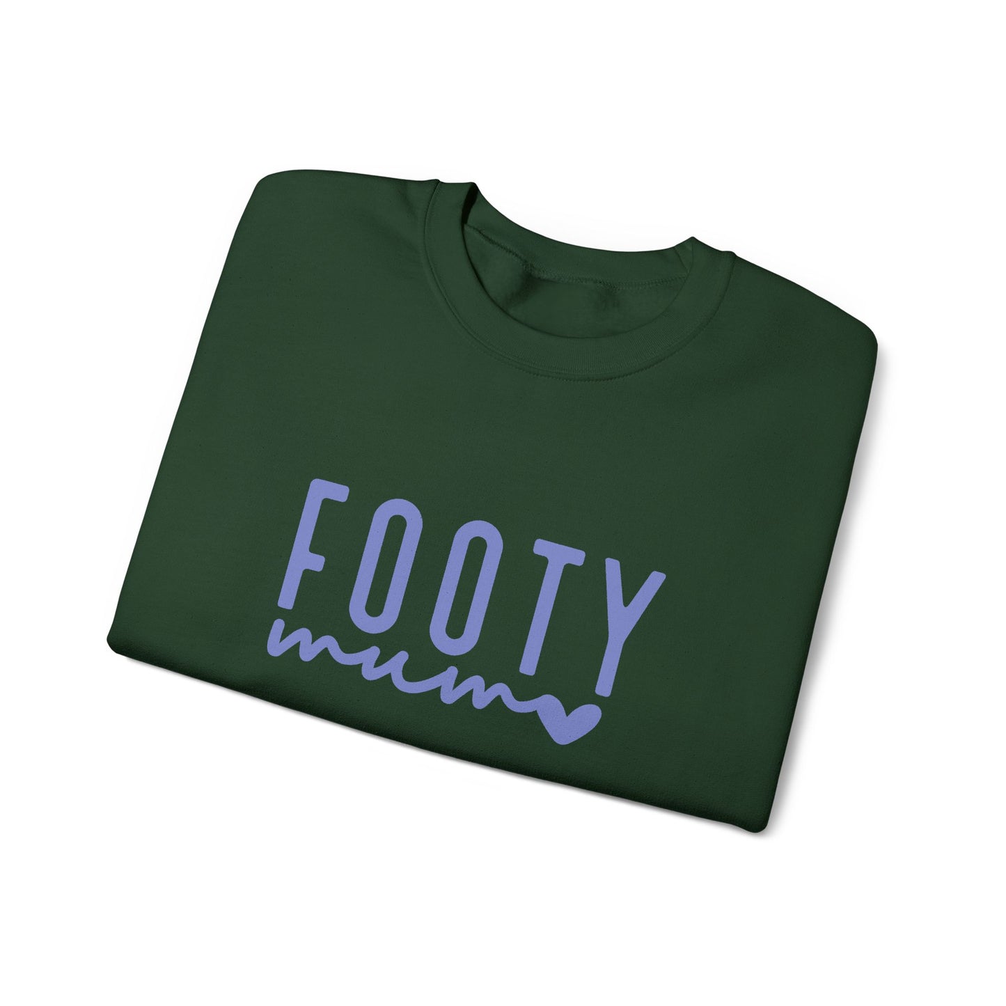 Footy Mum Sweatshirt – Football Mum Jumper, Casual Match Day Top, Gift for Football-Loving Mums