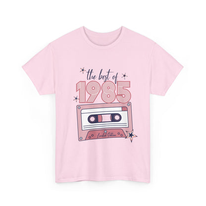 Retro 1985 Music Tee | Vintage Style Unisex Cotton Shirt, Perfect for Nostalgia Lovers, Gift for Music Lovers, 40th Birthday Celebration