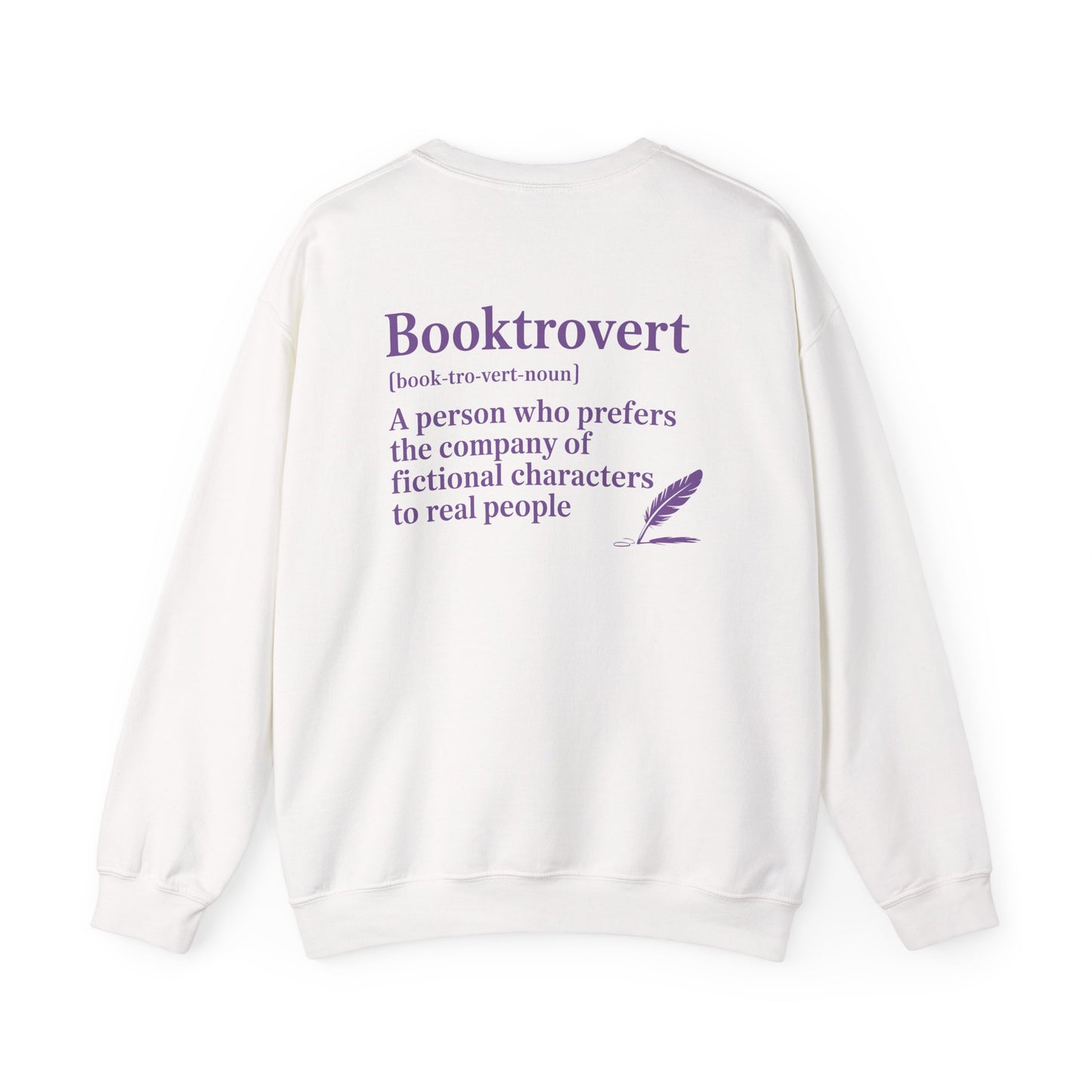 Booktrovert Definition Sweatshirt | Cozy Book Lover Crewneck