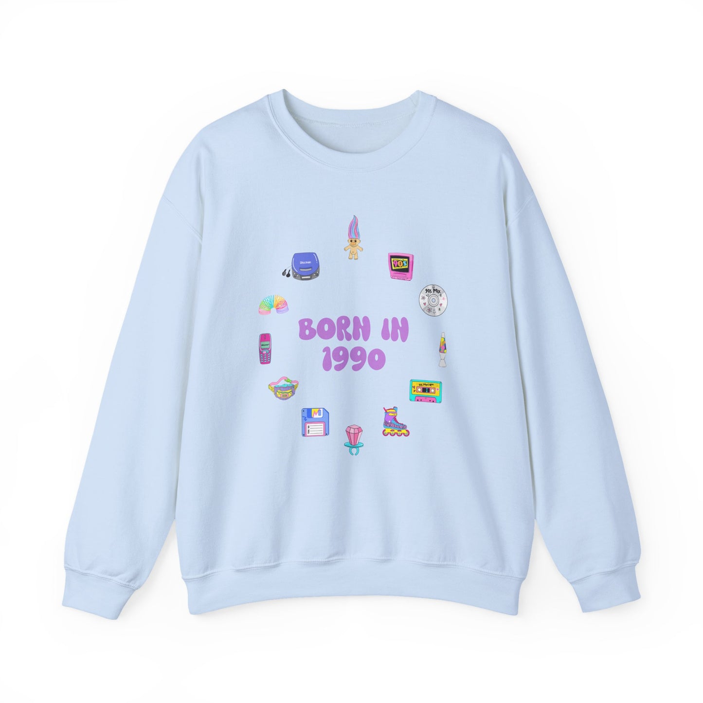 Personalised 90s Birth Year Sweatshirt (1990–1999) | Retro Aesthetic Unisex Jumper