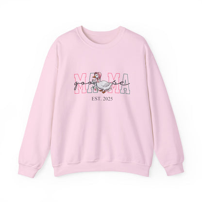 Personalised Mama Goose Printed Sweatshirt – Custom Year Mom/Mum Sweater