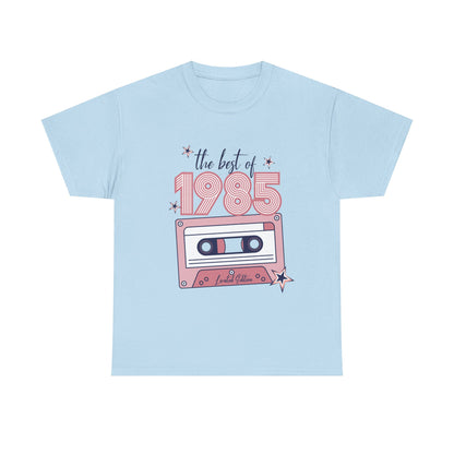 Retro 1985 Music Tee | Vintage Style Unisex Cotton Shirt, Perfect for Nostalgia Lovers, Gift for Music Lovers, 40th Birthday Celebration