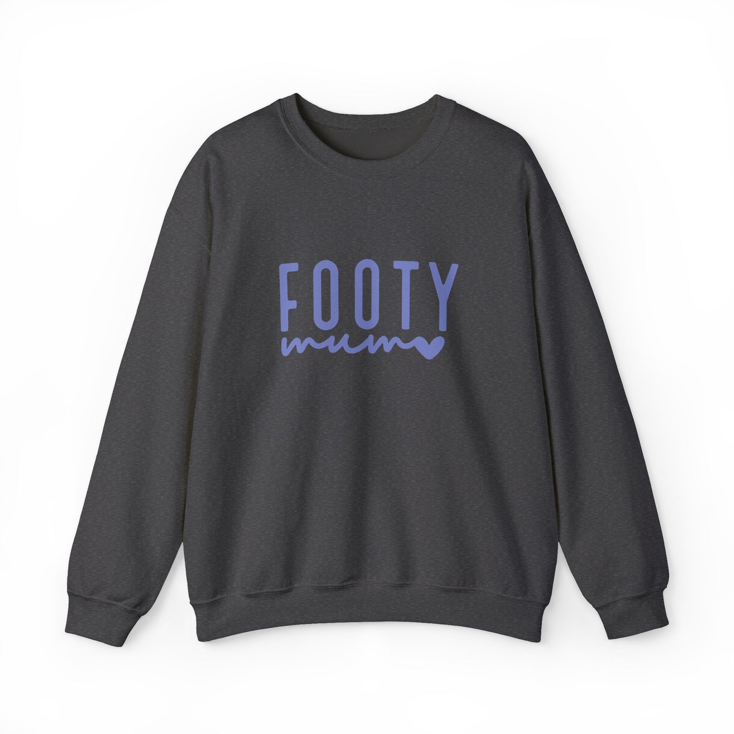 Footy Mum Sweatshirt – Football Mum Jumper, Casual Match Day Top, Gift for Football-Loving Mums