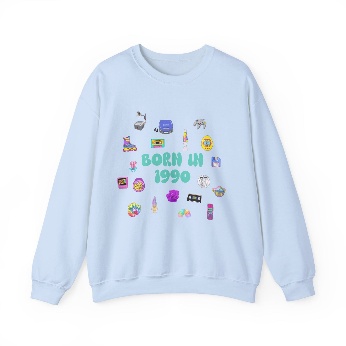 90s Birth Year Sweatshirt (1990–1999) | Retro Aesthetic Unisex Jumper