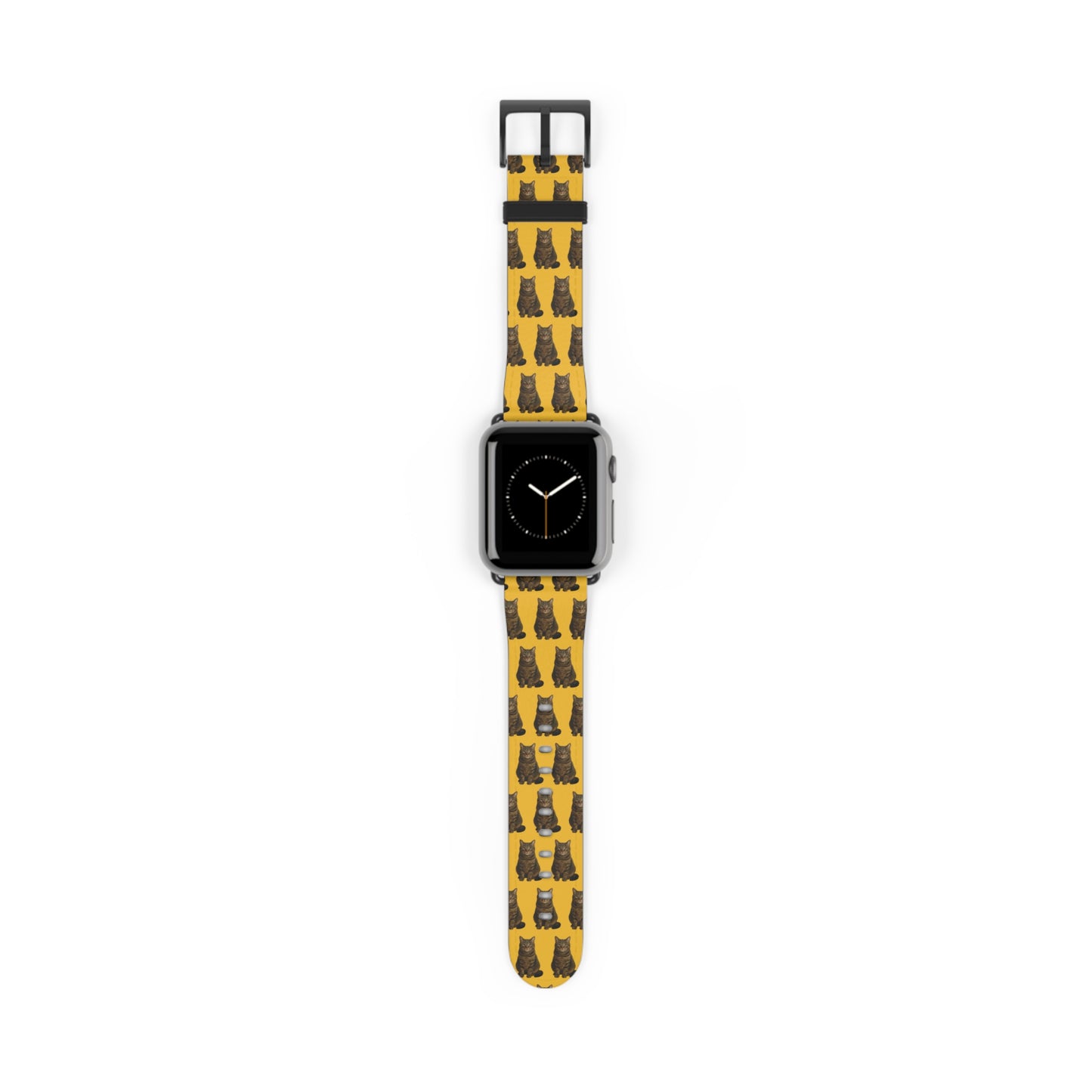 Personalised Pet Photo Apple Watch Strap – Custom Repeating Pattern Band (Multiple Colours, Sizes & Metal Finishes)