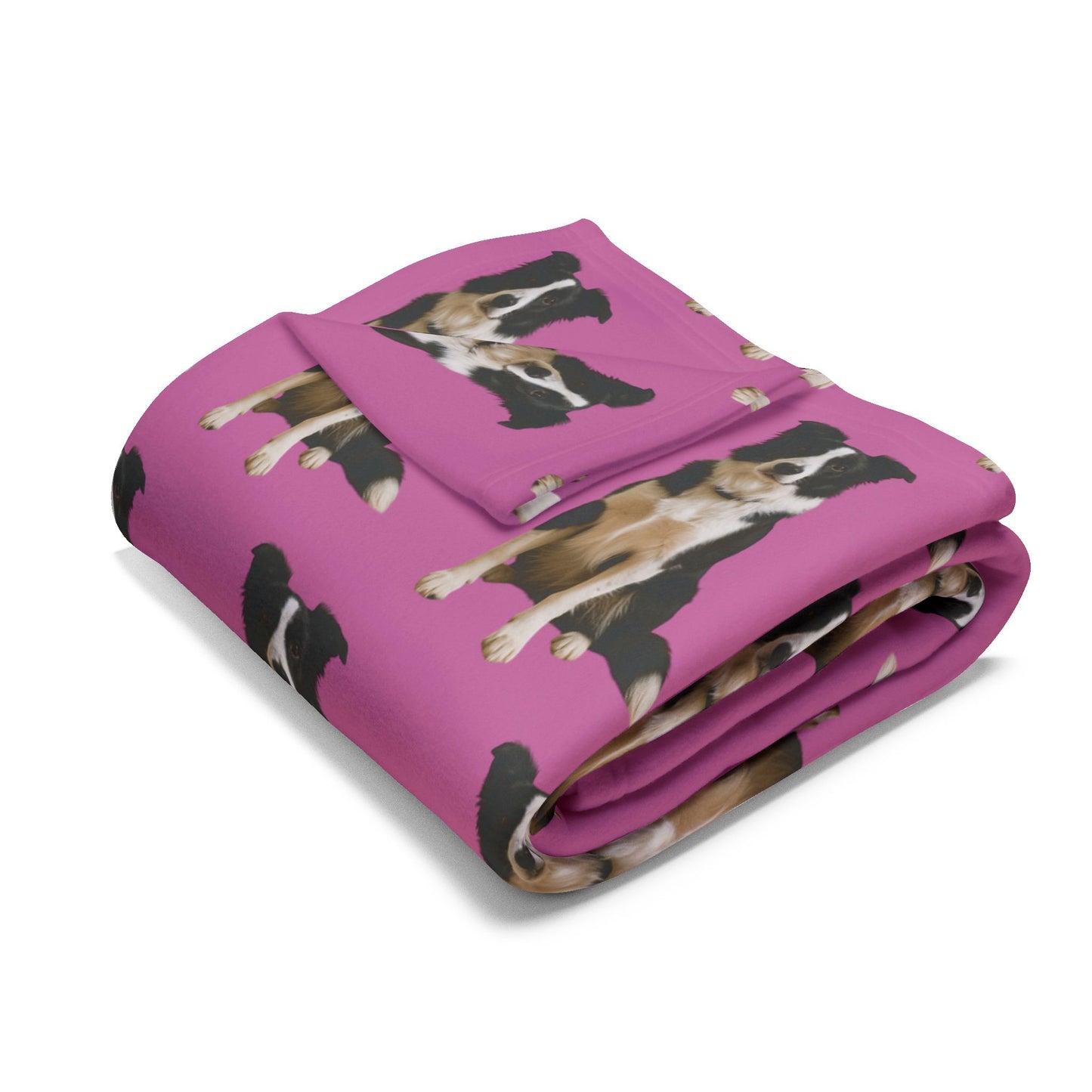 Personalised Pet Photo Blanket – Custom Repeating Pattern Throw with Your Pet’s Picture
