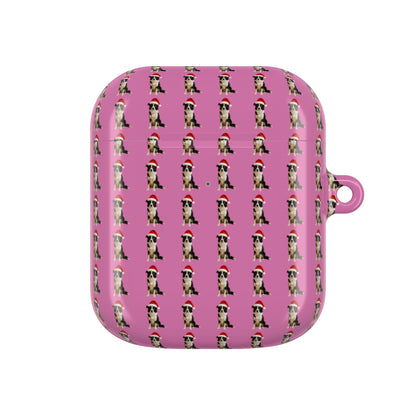Personalised Pet Photo AirPods Case – Custom Repeating Pattern Cover for Multiple Models & Colours