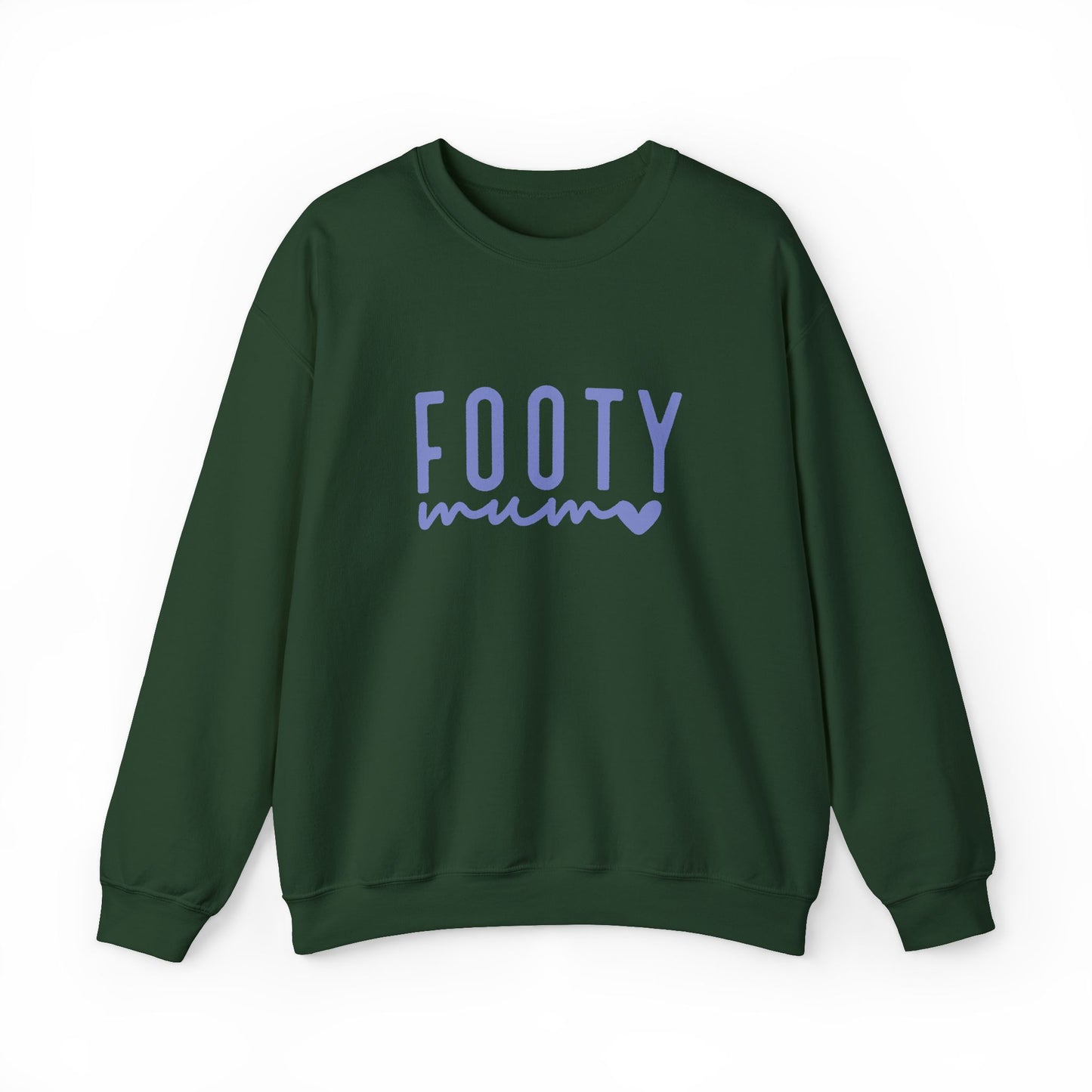 Footy Mum Sweatshirt – Football Mum Jumper, Casual Match Day Top, Gift for Football-Loving Mums
