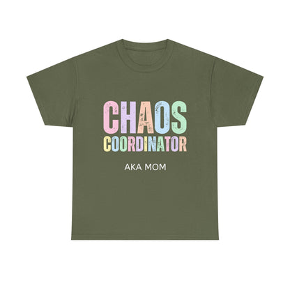 Funny Mom Gift T-Shirt - Chaos Coordinator AKA Mom Shirt, Mothers Day Gift, Birthday Present for Moms