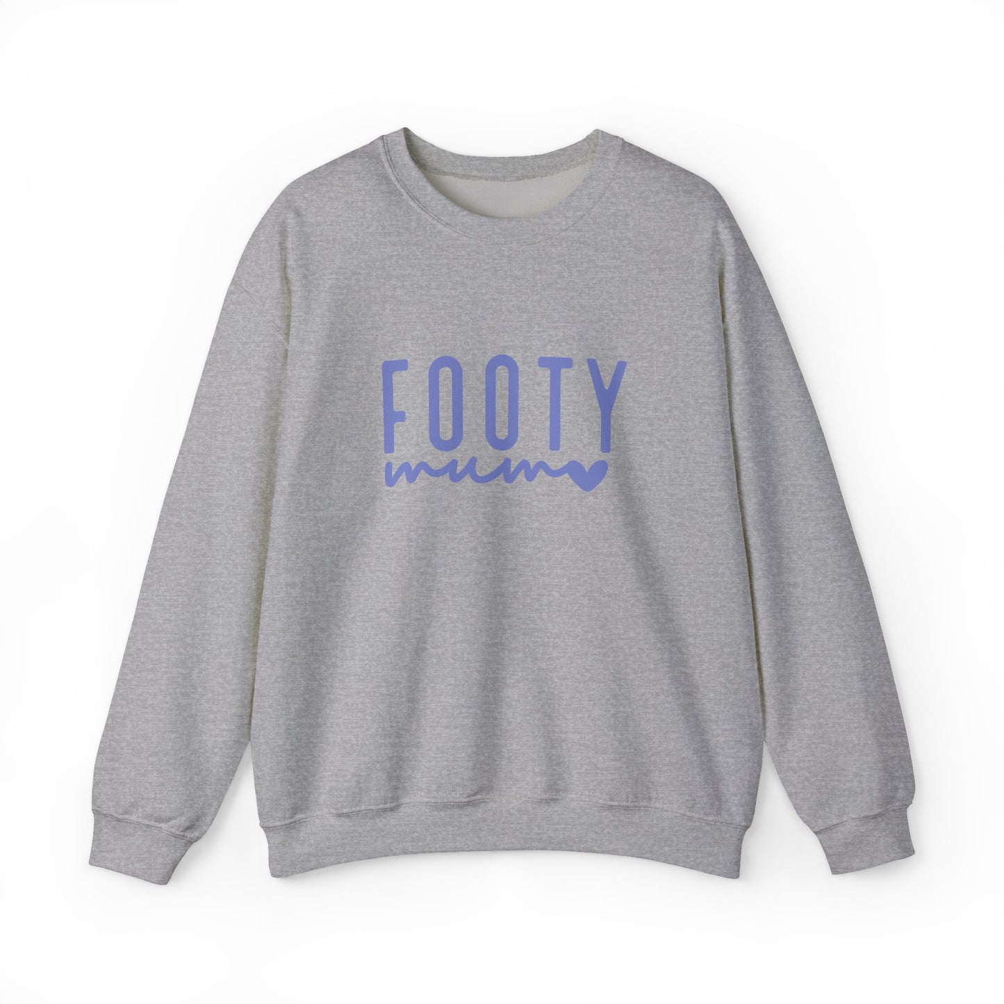 Footy Mum Sweatshirt – Football Mum Jumper, Casual Match Day Top, Gift for Football-Loving Mums