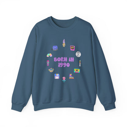 Personalised 90s Birth Year Sweatshirt (1990–1999) | Retro Aesthetic Unisex Jumper
