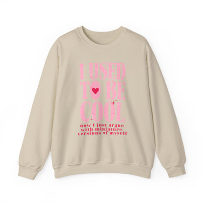 Funny Mom Sweatshirt – “I Used to Be Cool” Quote Jumper | Cute Parenting Hoodie & Pullover for Mothers