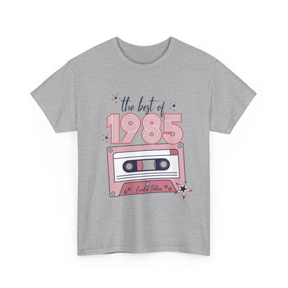 Retro 1985 Music Tee | Vintage Style Unisex Cotton Shirt, Perfect for Nostalgia Lovers, Gift for Music Lovers, 40th Birthday Celebration
