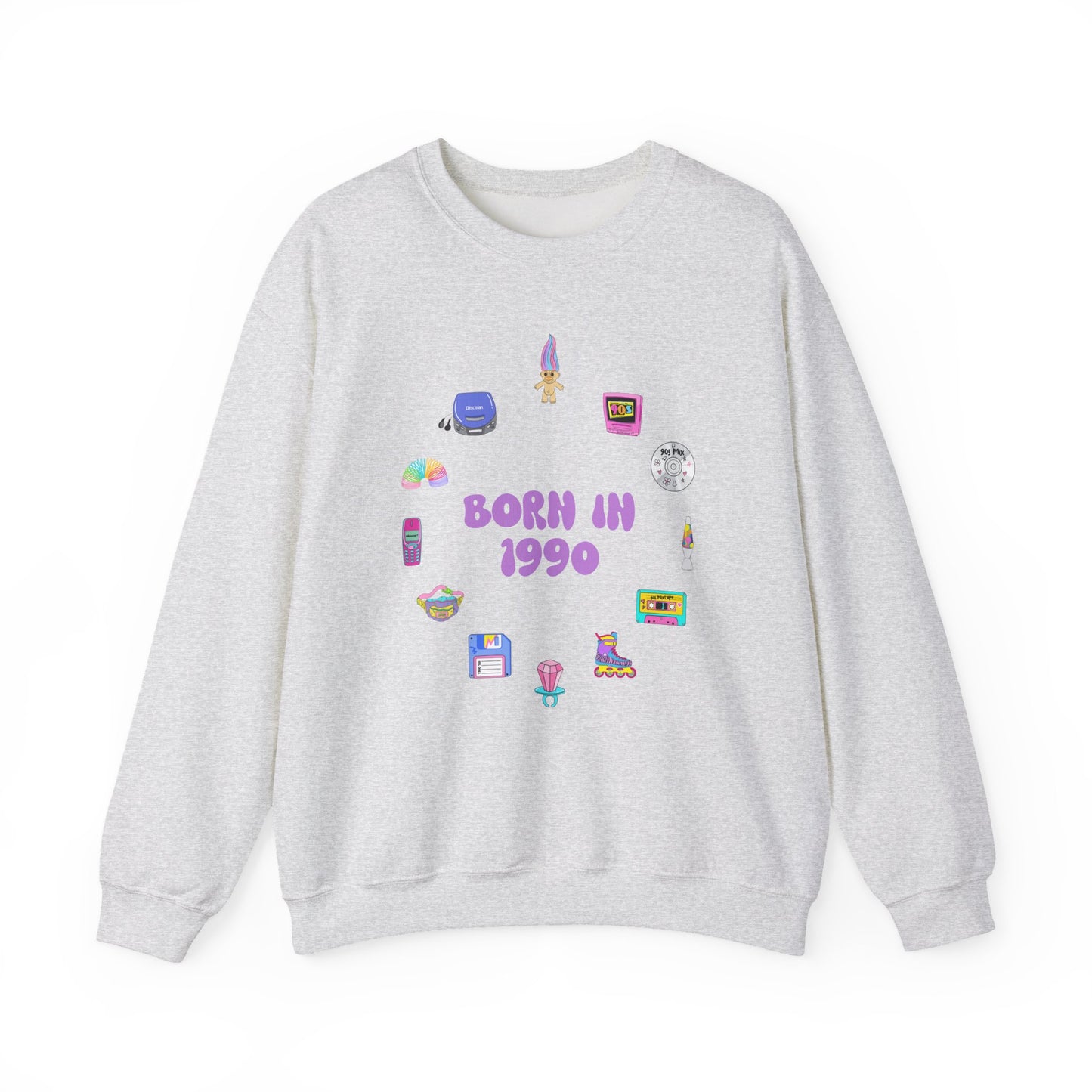 Personalised 90s Birth Year Sweatshirt (1990–1999) | Retro Aesthetic Unisex Jumper