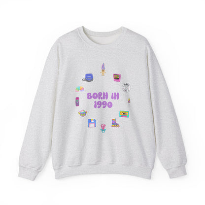 Personalised 90s Birth Year Sweatshirt (1990–1999) | Retro Aesthetic Unisex Jumper