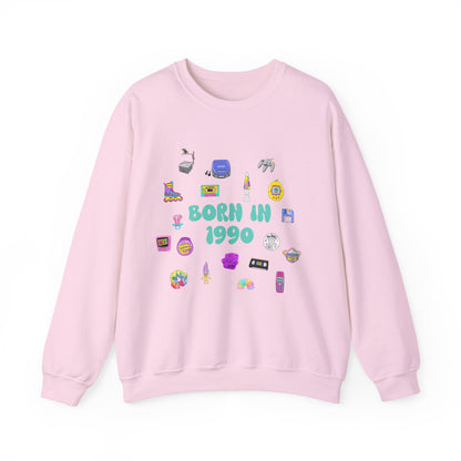 90s Birth Year Sweatshirt (1990–1999) | Retro Aesthetic Unisex Jumper